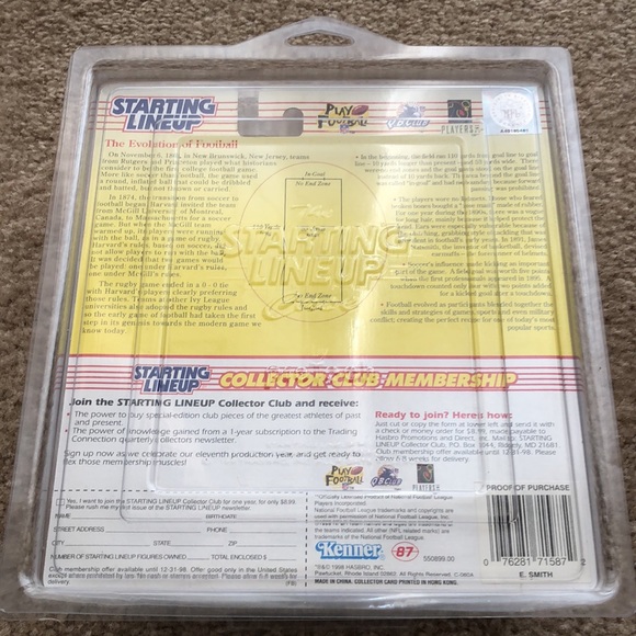 1998 Starting Lineup Emmitt Smith Dallas Cowboys - Picture 4 of 11